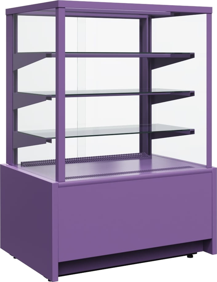 Кондитерская витрина CARBOMA ВХСв‑0,6д CUBE LIGHT (KC70 VM 0,6‑1) 