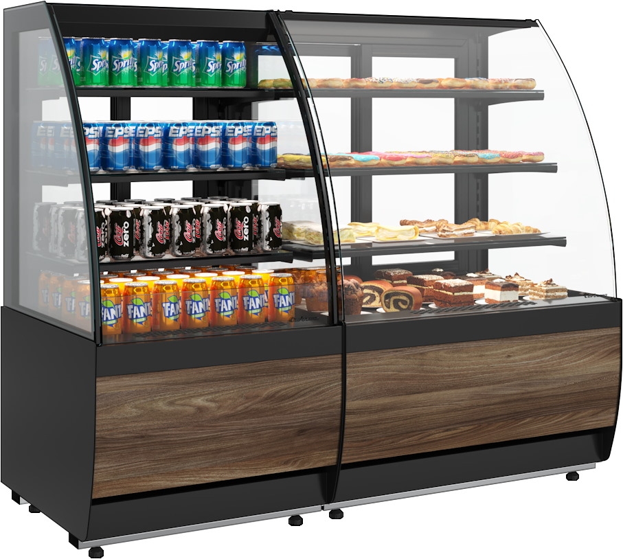 Кондитерская витрина CARBOMA FLANDRIA 2 LIGHT K70 VM 1,3‑1 2.0 