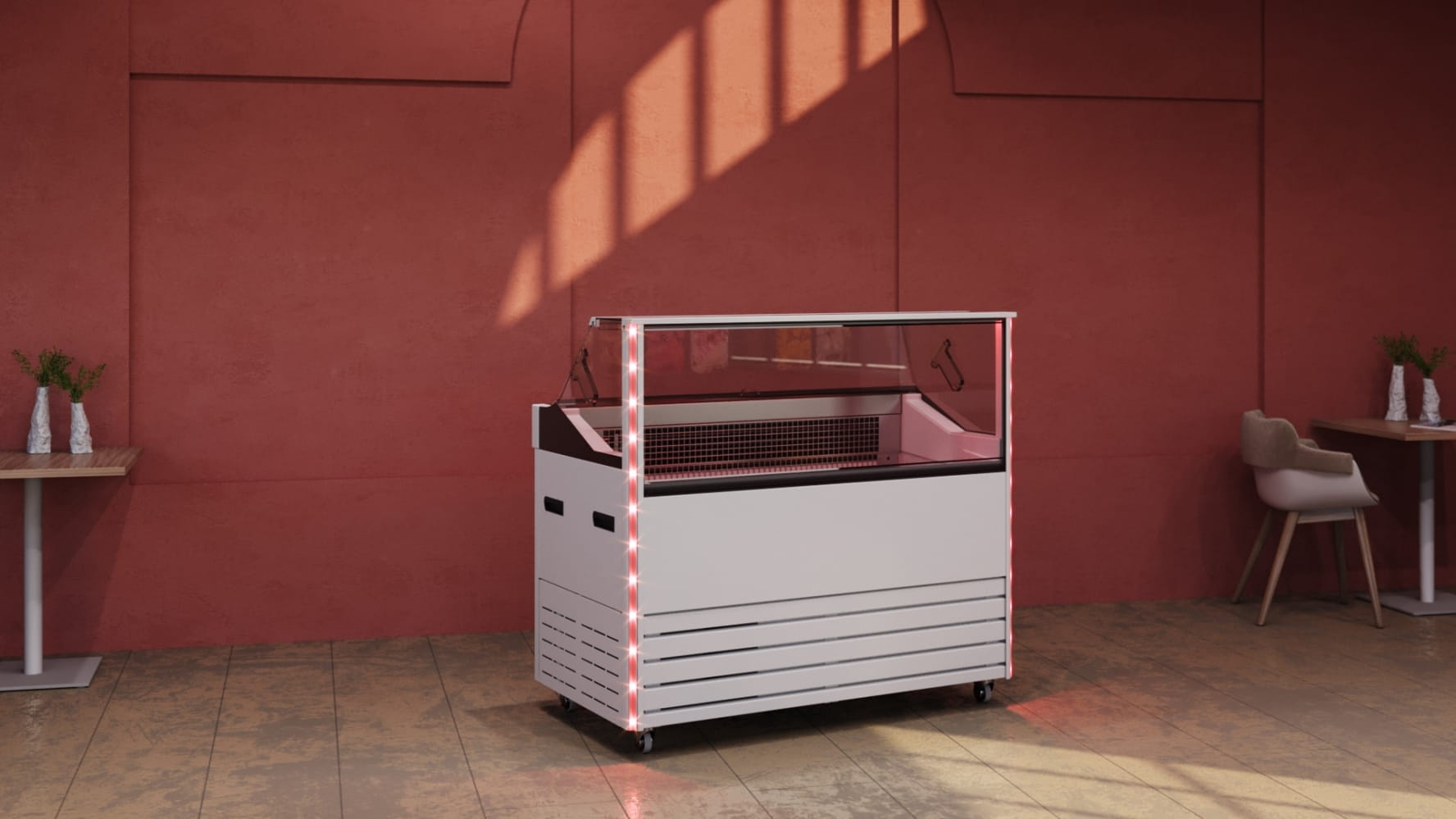 Морозильная витрина CARBOMA BLISS IC72 SL 1,3‑1 9003 для мороженого 