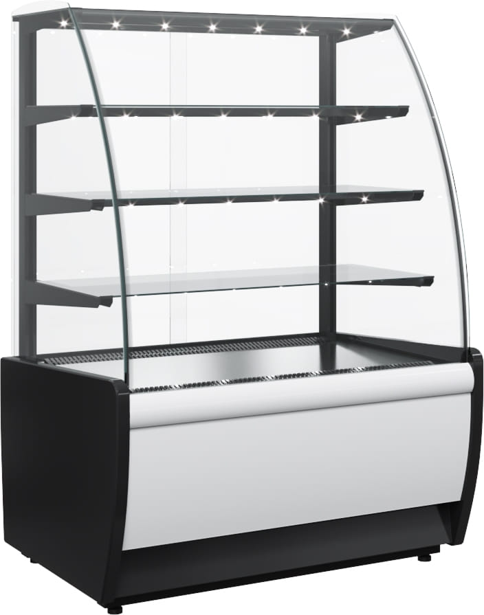 Кондитерская витрина CARBOMA ВХСв‑1,3д FLANDRIA LIGHT (K70 VM 1,3‑1) 