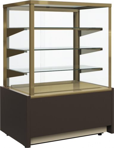 Кондитерская витрина CARBOMA ВХСв‑0,6д CUBE LIGHT (KC70 VM 0,6‑1) 