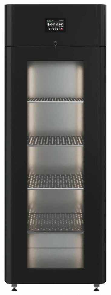 Шкаф холодильный для вызревания сыра Polair CS107 Cheese Black 