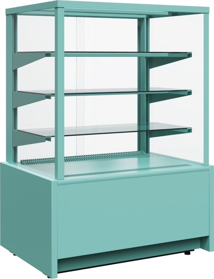 Кондитерская витрина CARBOMA ВХСв‑0,6д CUBE LIGHT (KC70 VM 0,6‑1) 