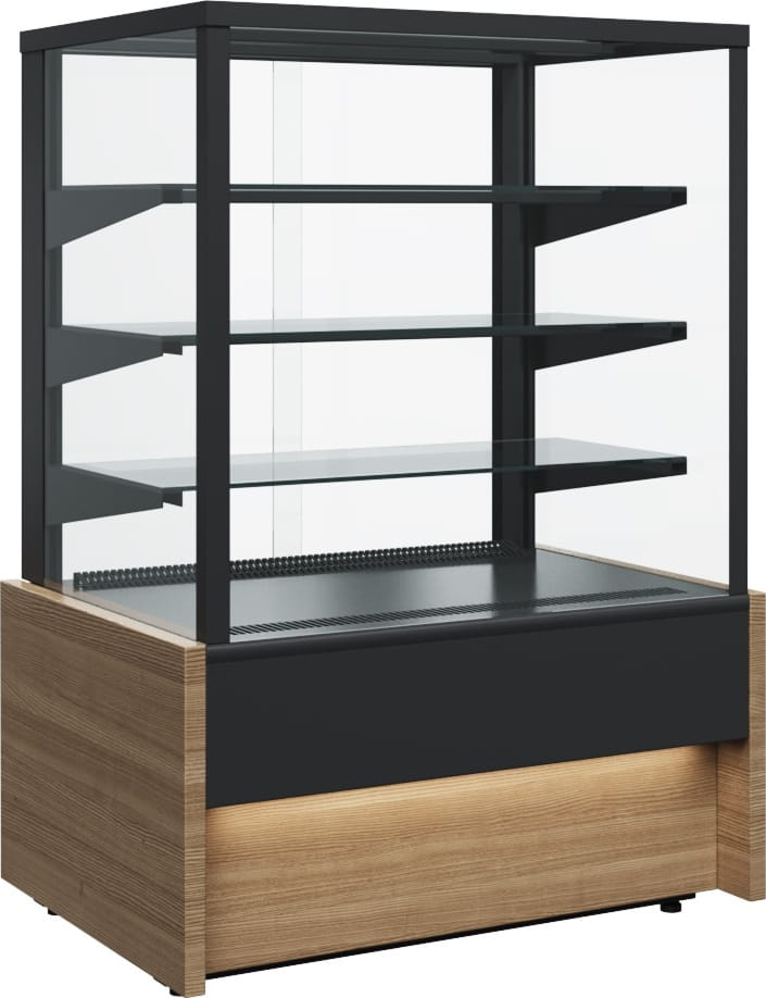 Кондитерская витрина CARBOMA ВХСв‑0,6д CUBE LIGHT (KC70 VM 0,6‑1) 