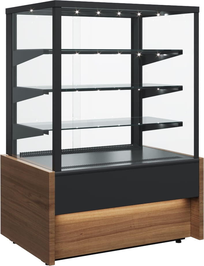 Кондитерская витрина CARBOMA ВХСв‑0,6д CUBE LIGHT (KC70 VM 0,6‑1) 